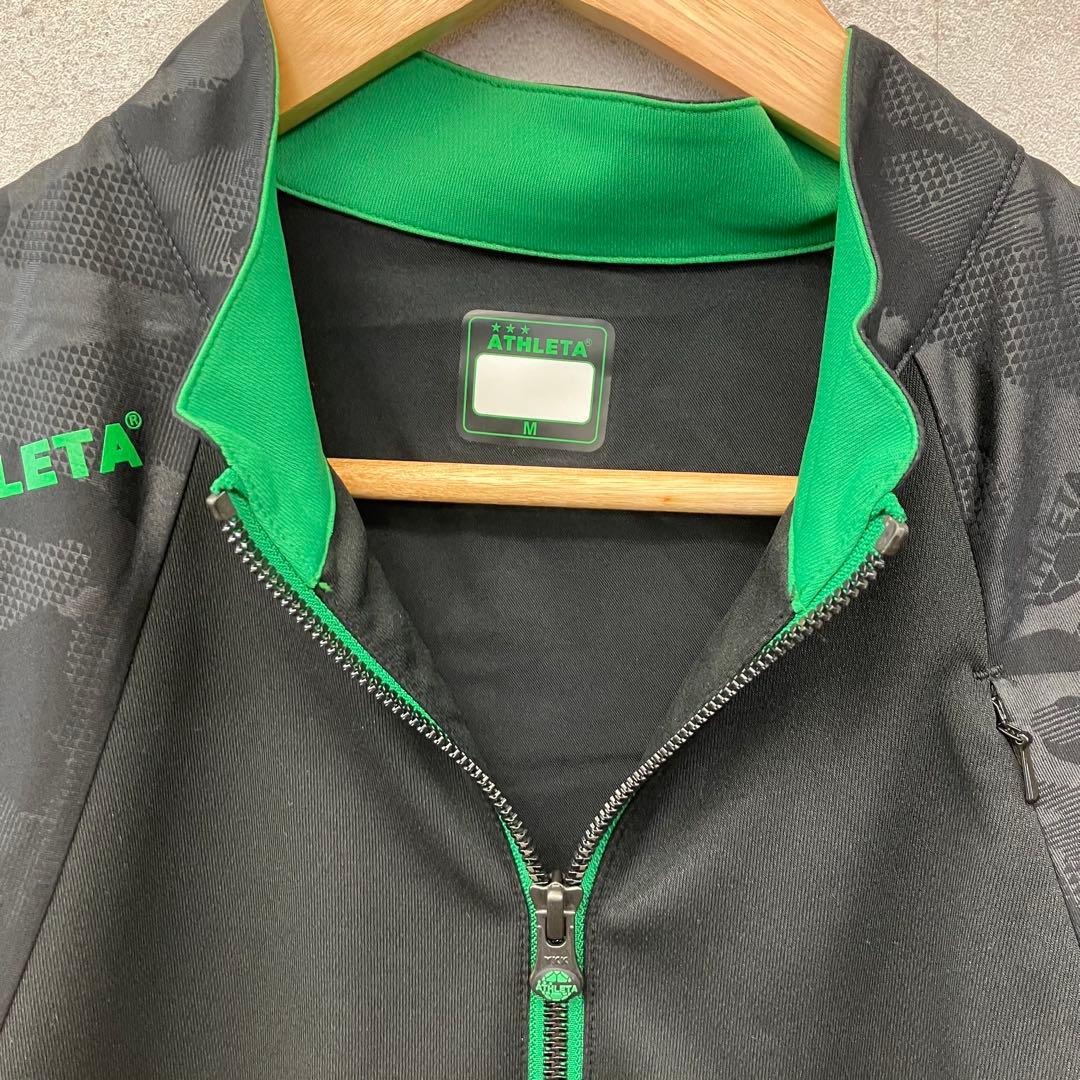 東京ヴェルディ アスレタ ジャージ トラックトップ 移動着 サッカー 黒