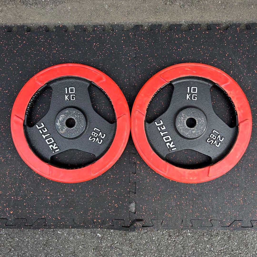 iROTEC アイロテック 28mmラバープレート 10kg×2枚　ivanko