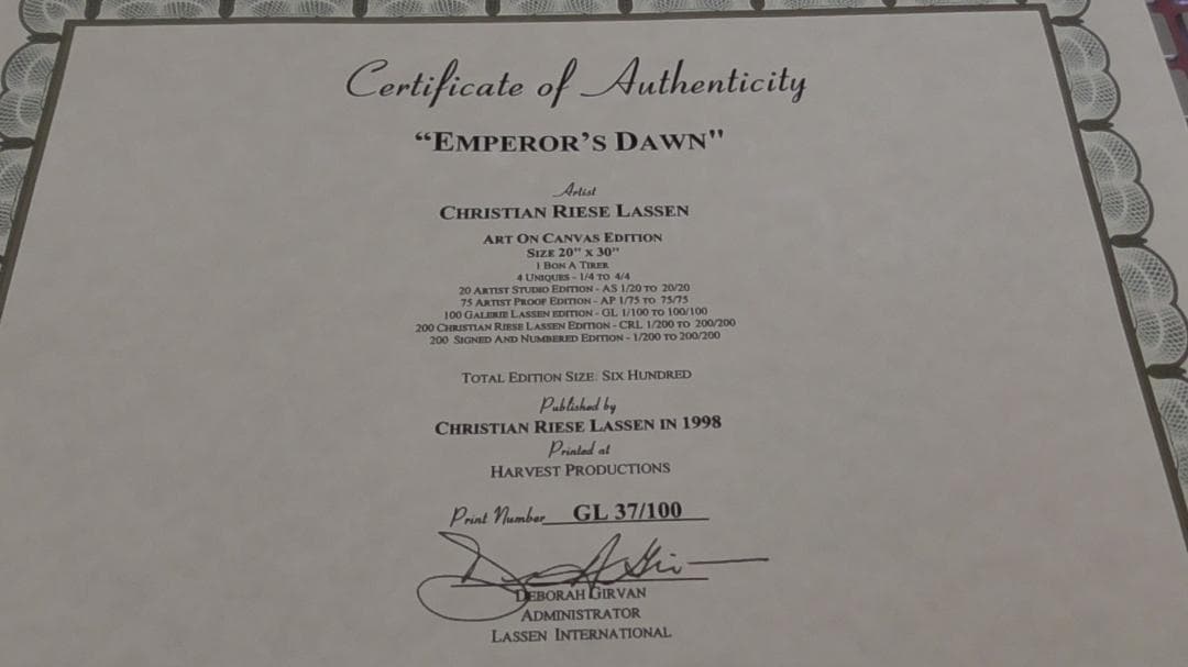 ラッセン　Lassen  Emperor's Dawn GL37/100