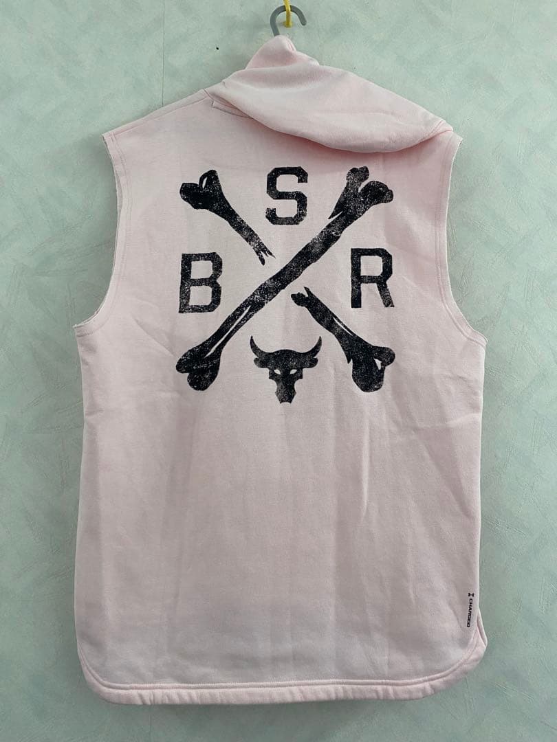 UNDER ARMOUR プロジェクト・ロック ノースリーブパーカー サイズXL