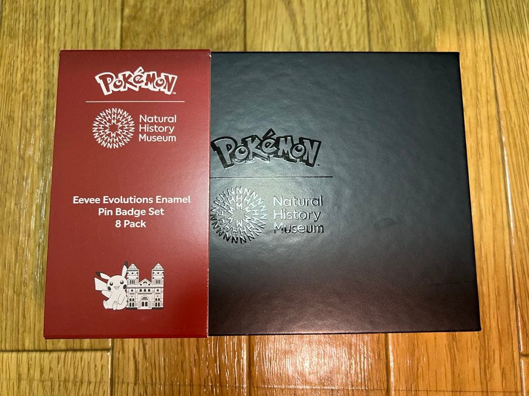 自然史博物館　ポケモン　イーブイ　ピンバッジセット