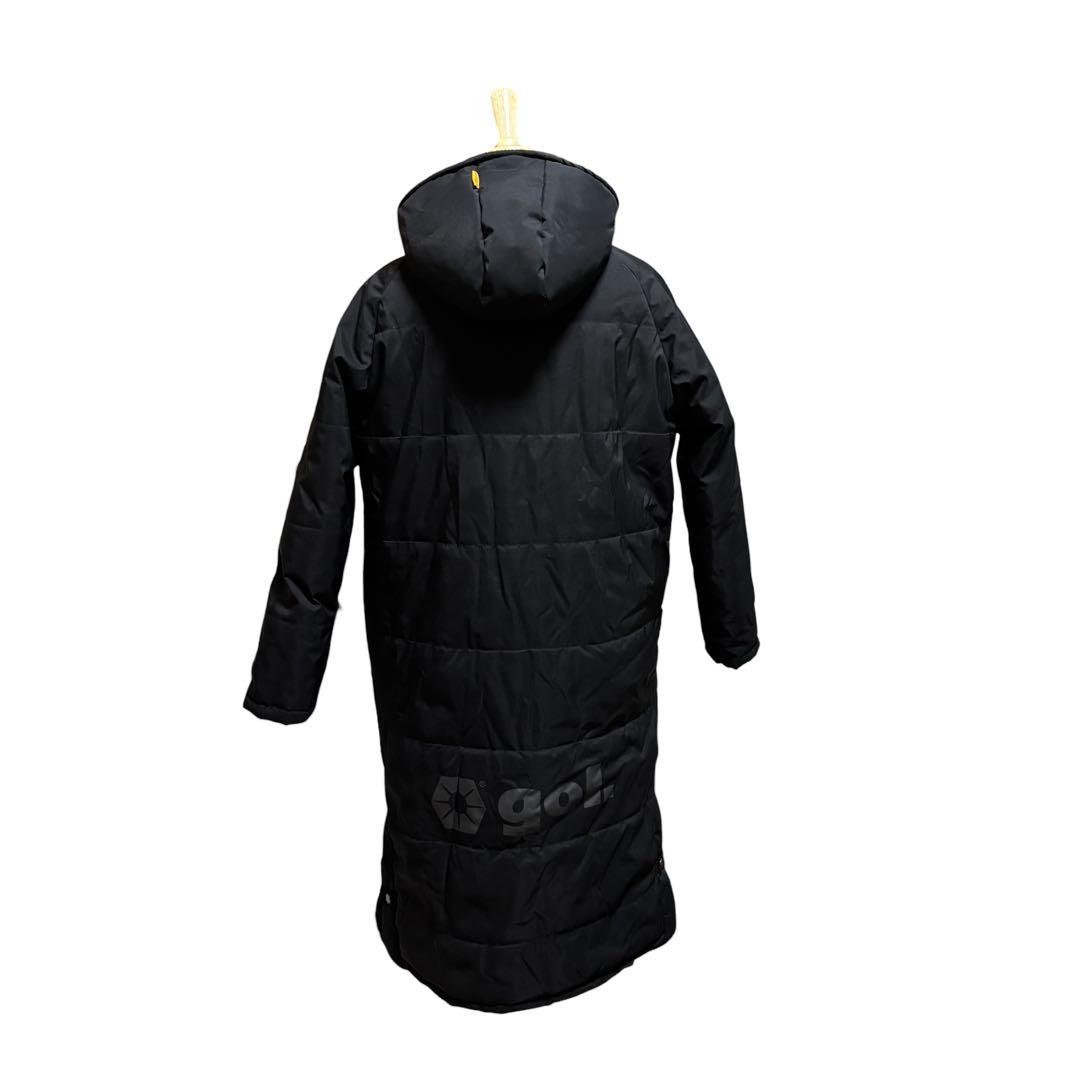 極美品 gol. ゴレアドール ベンチコート ブラック 刺繍ロゴ フリーサイズ