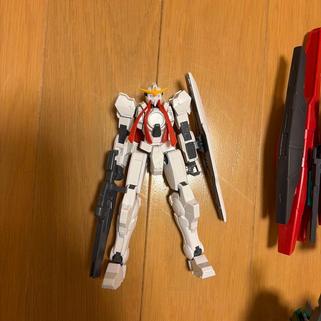 HG RG ダブルオー　ガンプラジャンク　クアンタ　エクシア　ガデッサ　フラッグ