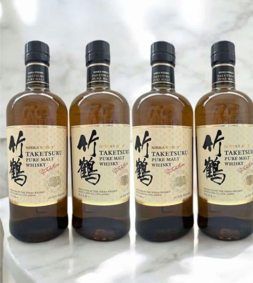 竹鶴 ピュアモルトウイスキー 4本セット【週末ラスト１】