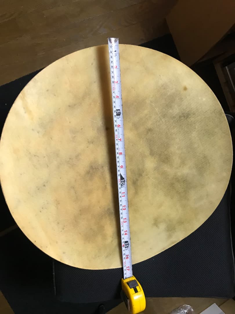 キューバ産　コンガフラットヘッド皮　2枚セット