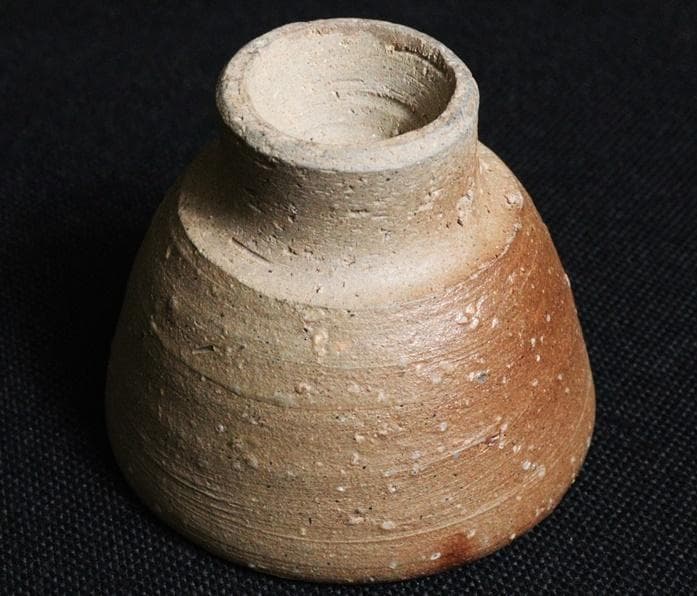 専用　人間国宝　藤原啓　緋襷酒杯 M327