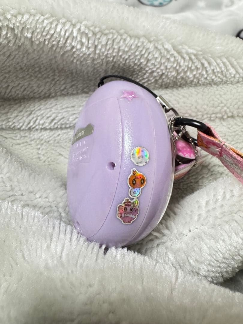 たまごっちピース パープル ストラップ付き