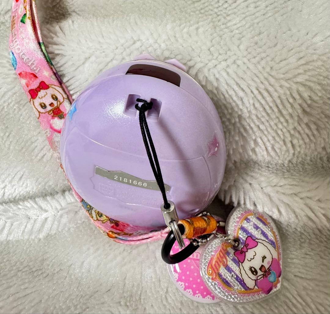 たまごっちピース パープル ストラップ付き