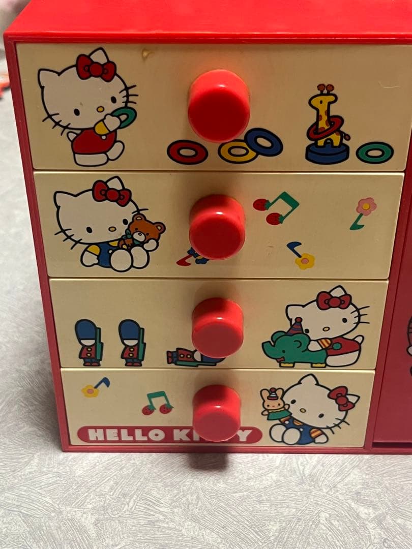 HELLO KITTY ハローキティ　 ミニチェスト レトロ