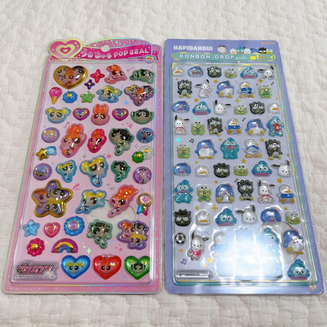 正規品　ボンボンドロップシール　うるちゅる　おはじき　きゅるるん　サンリオ