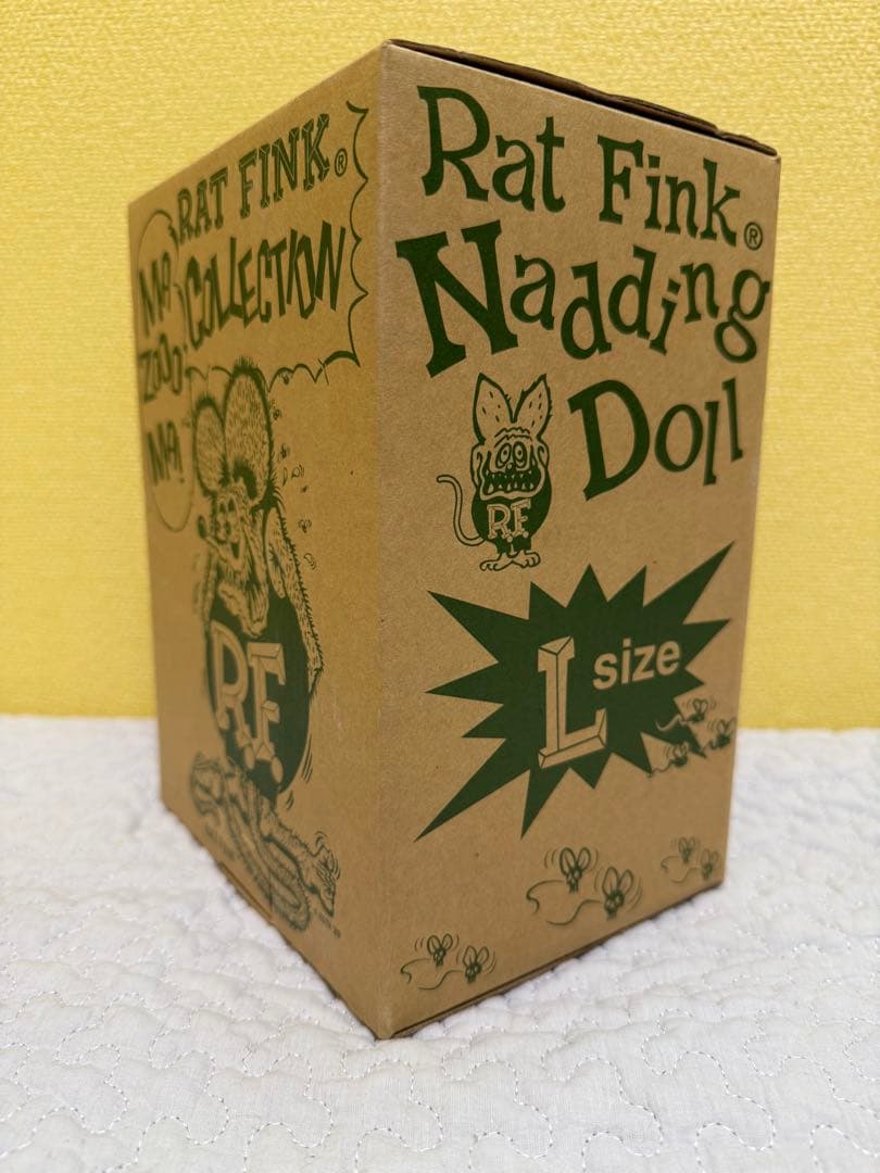 【未使用品】【激レア】RAT FINK ナディングドール Lサイズ　首振り