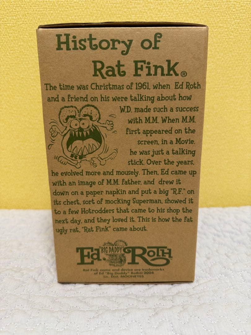 【未使用品】【激レア】RAT FINK ナディングドール Lサイズ　首振り