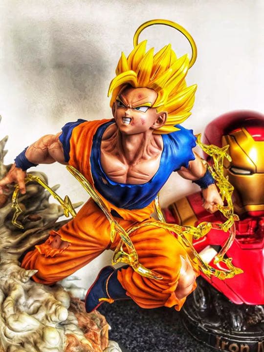 infinity  studio ドラゴンボールz 孫悟空　vs 魔人ベジータ