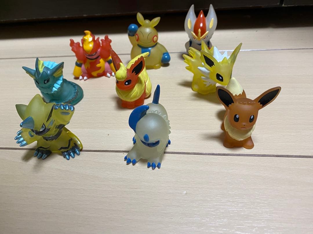 ポケモンキッズ　指人形　クリアver アブソル　ゼラオラ　ポケモン　ブーバーン