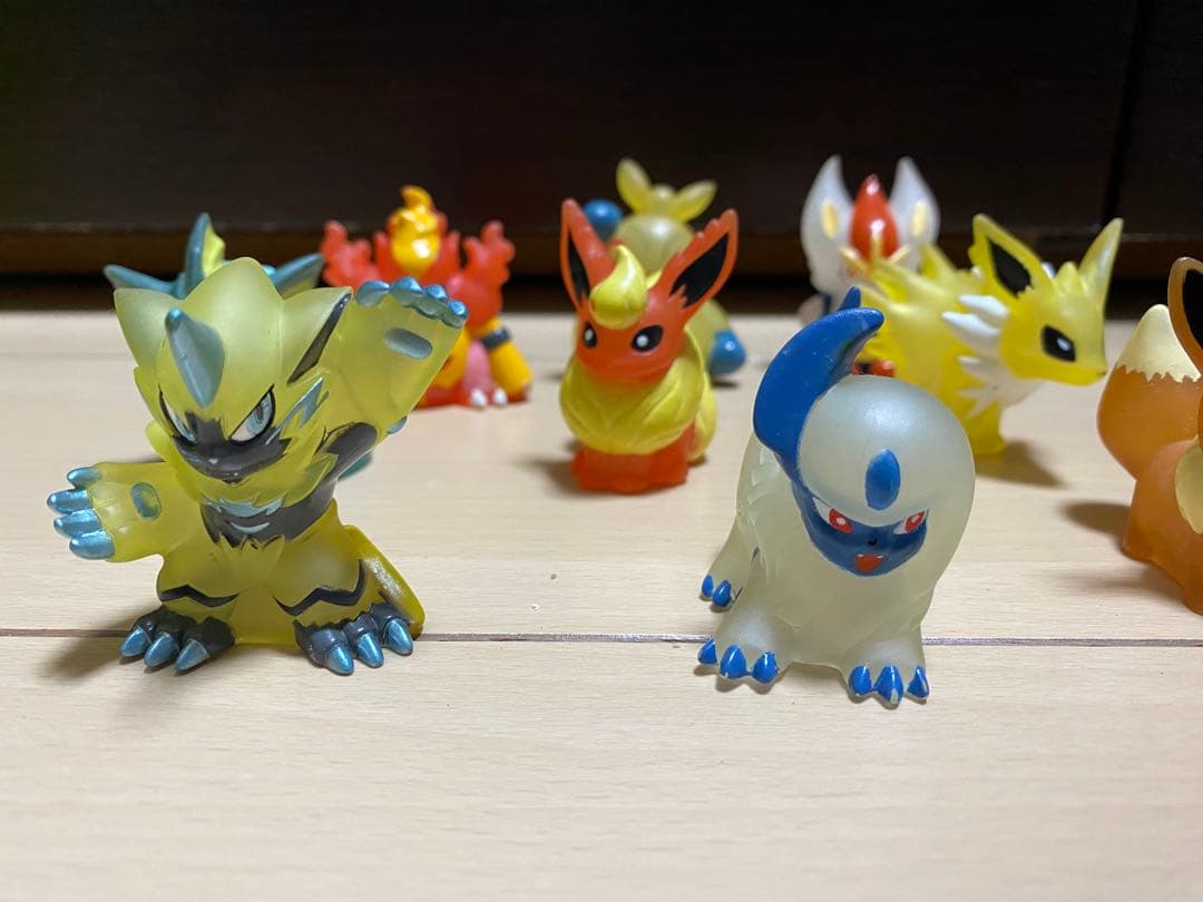 ポケモンキッズ　指人形　クリアver アブソル　ゼラオラ　ポケモン　ブーバーン