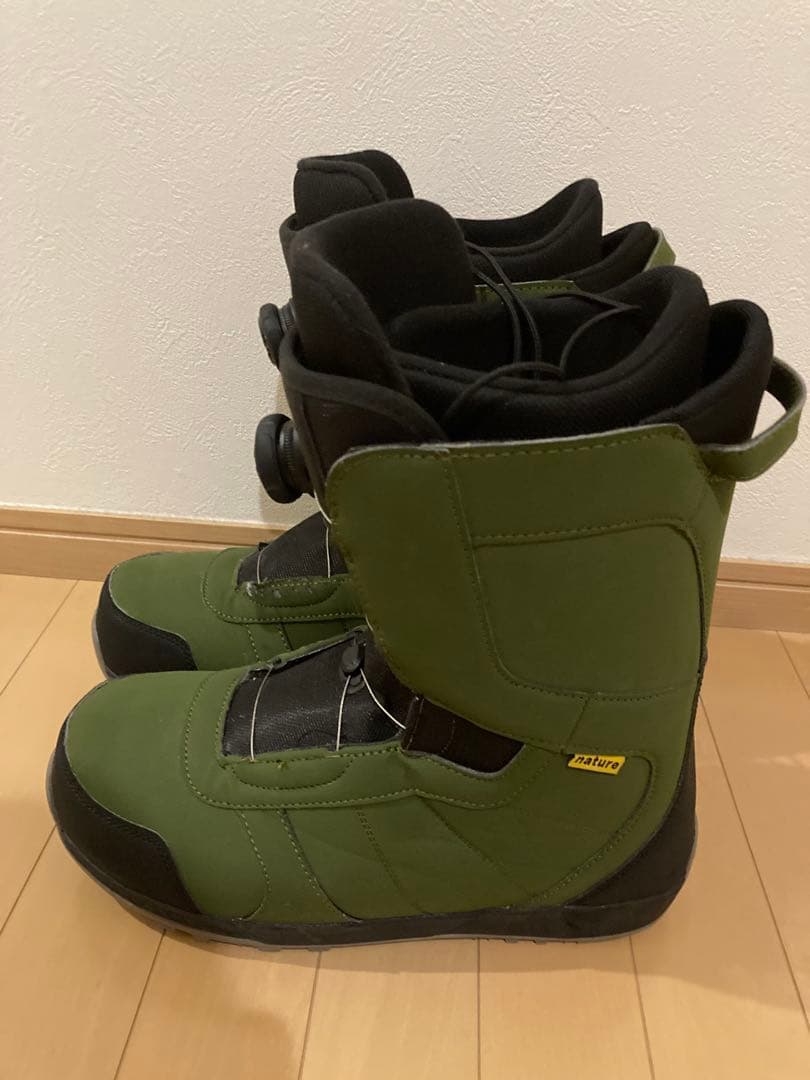 美品28.5cm ARBN エアボーン スノーボードブーツ オリーブ×ブラック