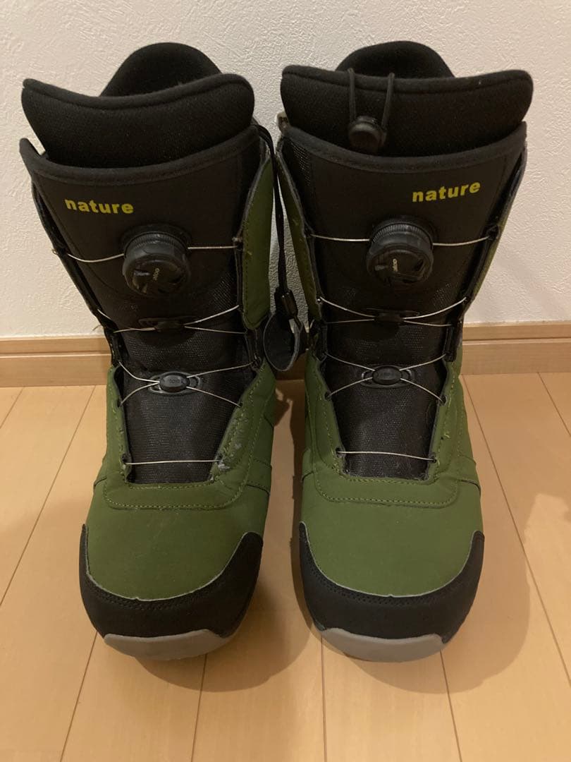美品28.5cm ARBN エアボーン スノーボードブーツ オリーブ×ブラック
