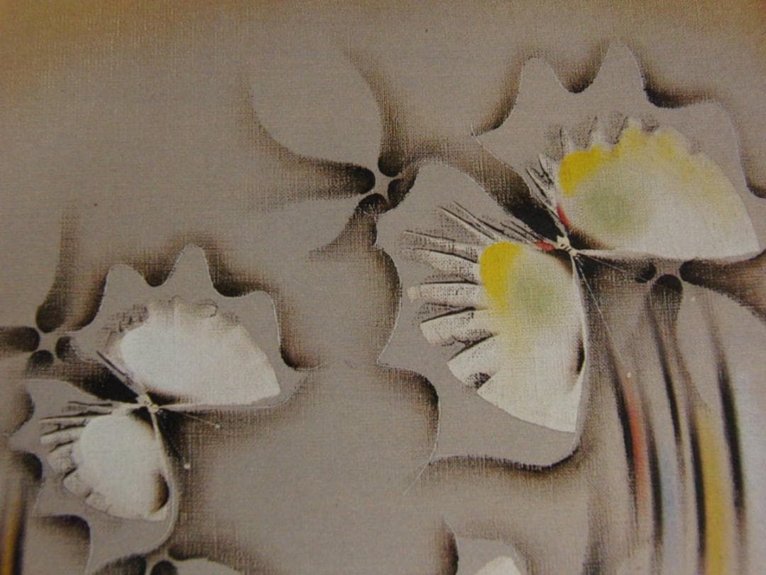 小練武志、【蝶舞】、希少な額装用画集より、新品額装付、状態良好