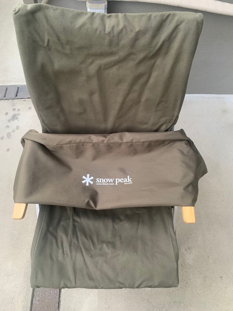 【カバー付き】スノーピーク ローチェア30 カーキ（カバー無しなら千円引き）