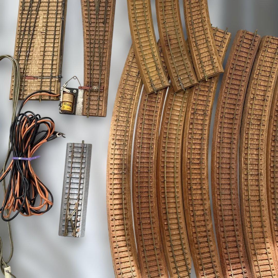 ［ジャンク］鉄道模型　HOゲージ　レール　線路　木製他　まとめ