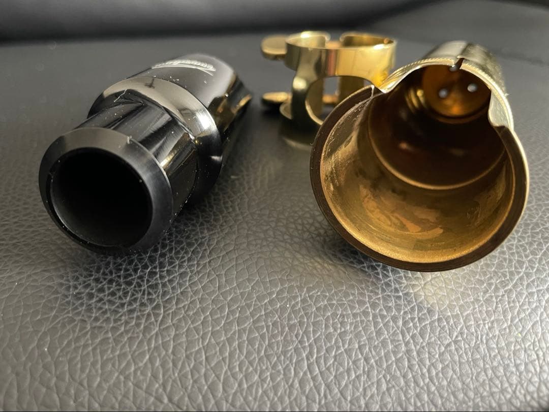 ヤナギサワ　マウスピース　エボナイト　#4 マウスピースキャップ　リガチャー