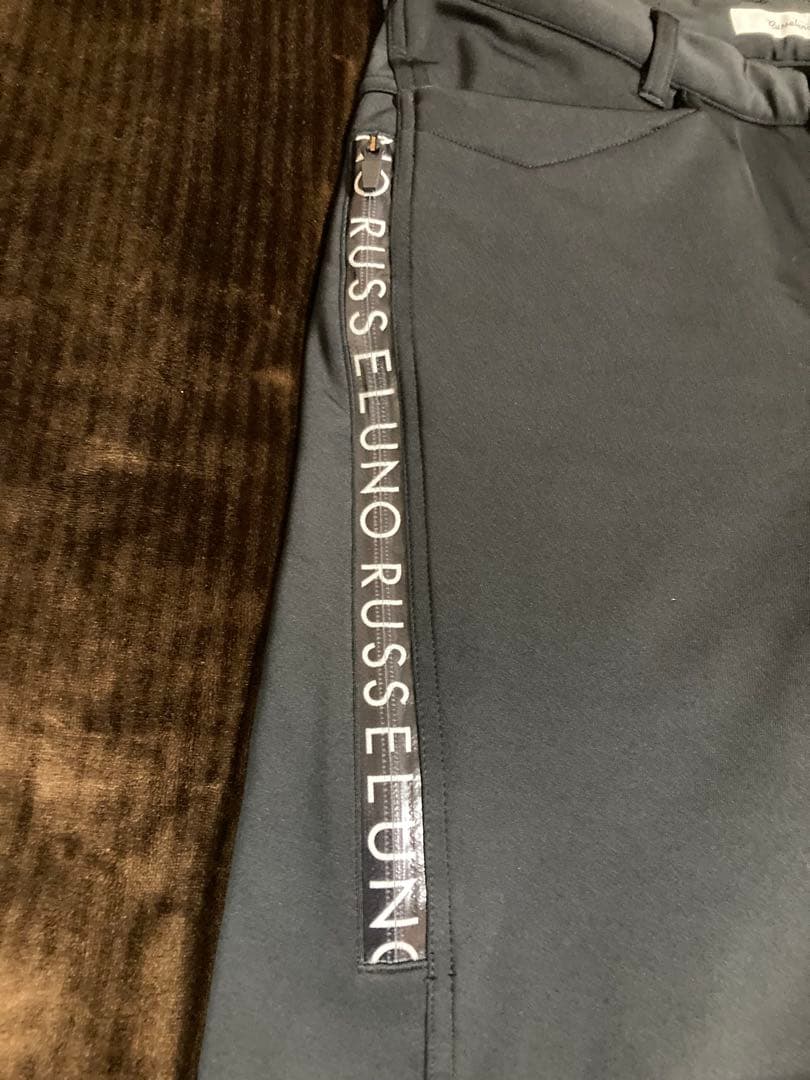 ☆極美品☆ ラッセルノ 裏起毛 防寒ストレッチパンツ サイズ5 ブラック