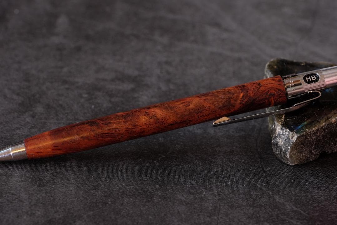 高村杢工房PG5木軸カスタムシャープペンシル0085 ホンジュラスローズ瘤