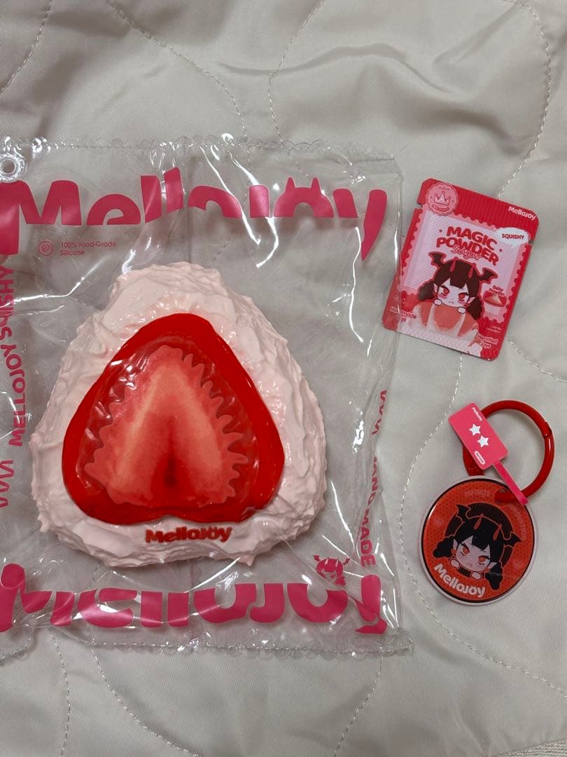 Mellojoy スクイーズ 大福 いちご