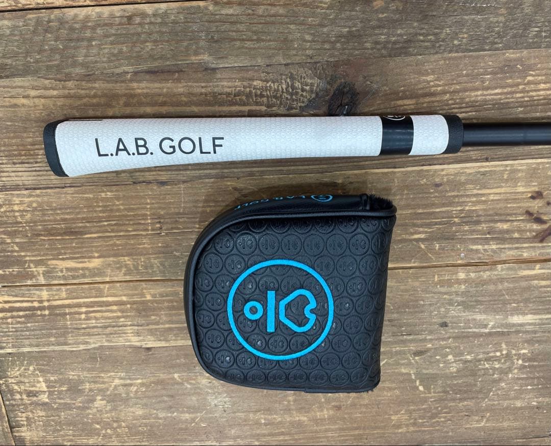LABゴルフ　DF3 パター 黒 ヘッドカバー付き