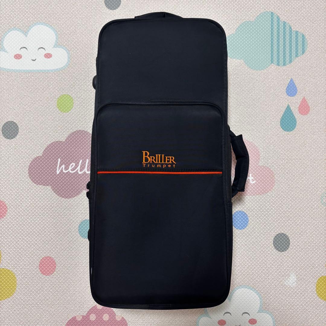 【ほぼ未使用】BRIILER トランペット ケース・付属品付き 初心者向け