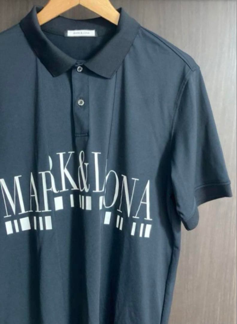マークアンドロナ 【 MARK & LONA 】ポロシャツ Black