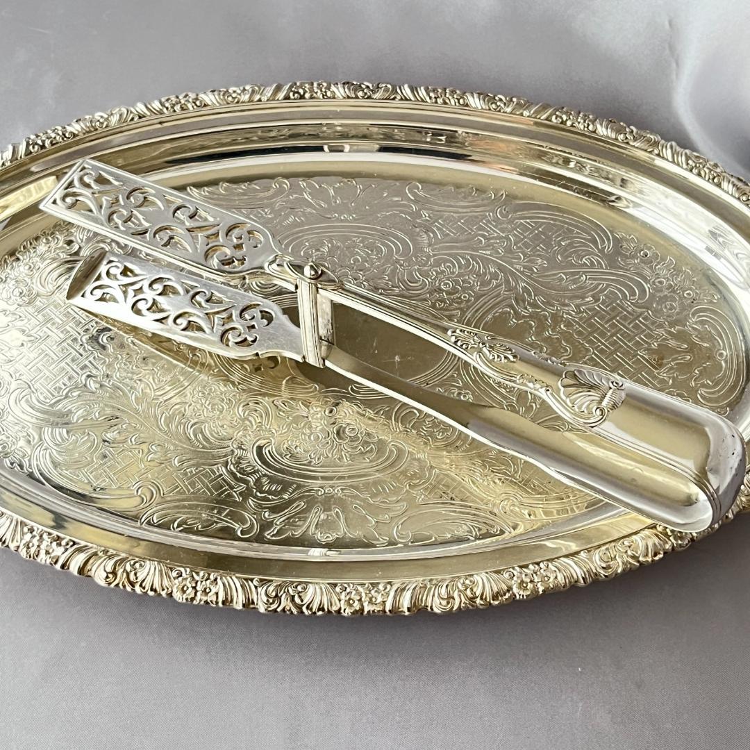 【ELKINGTON & CO】 アスパラガストング キングスパターン 透かし