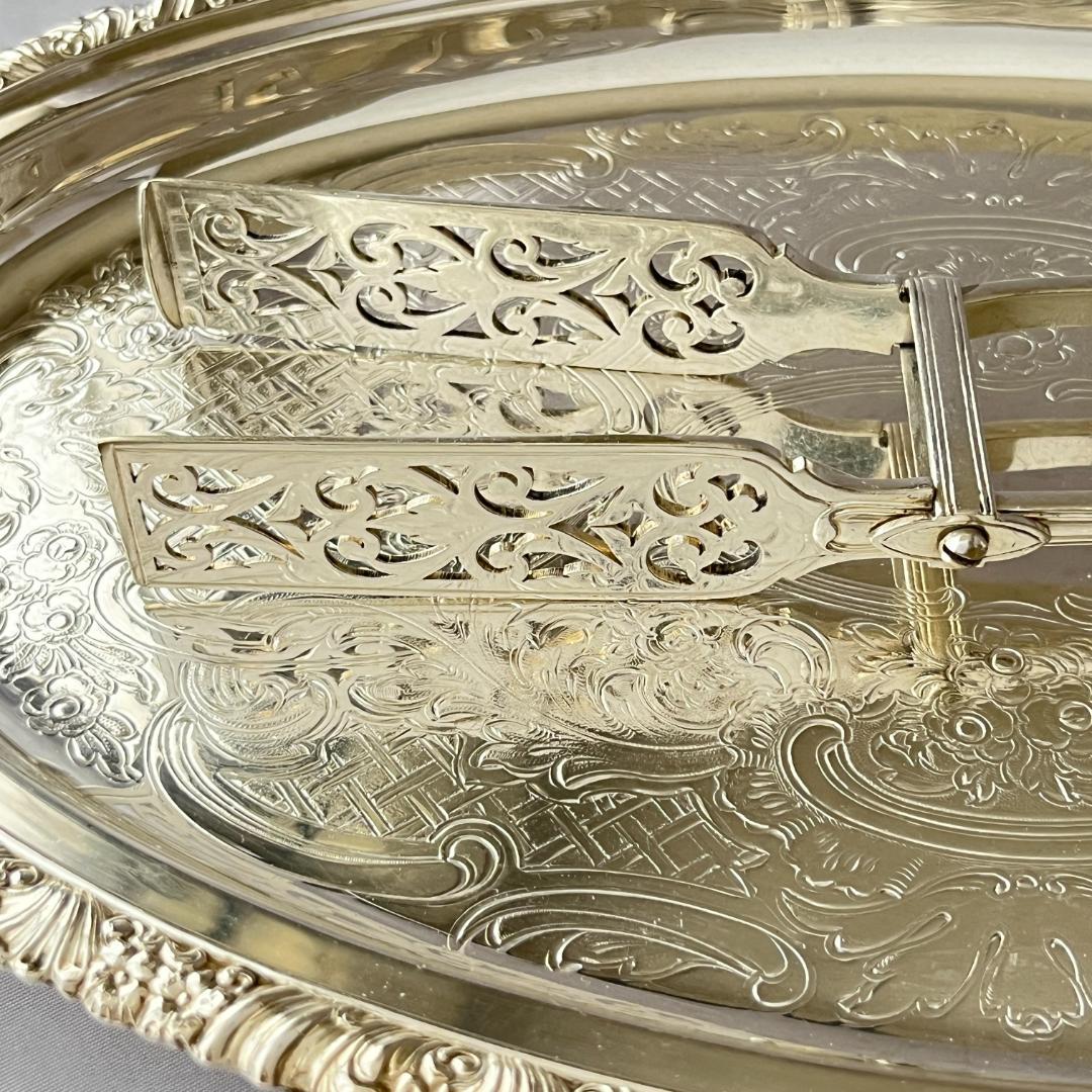 【ELKINGTON & CO】 アスパラガストング キングスパターン 透かし