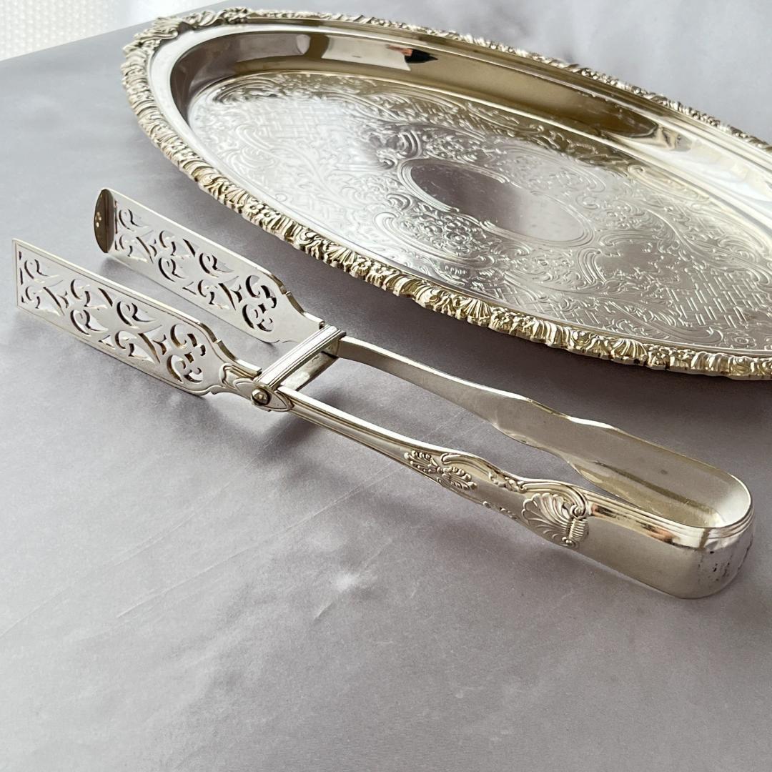 【ELKINGTON & CO】 アスパラガストング キングスパターン 透かし