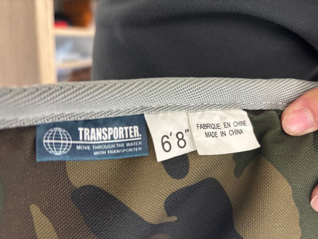 TRANSPORTER サーフボードケース 6'8\" 迷彩柄 ２枚用