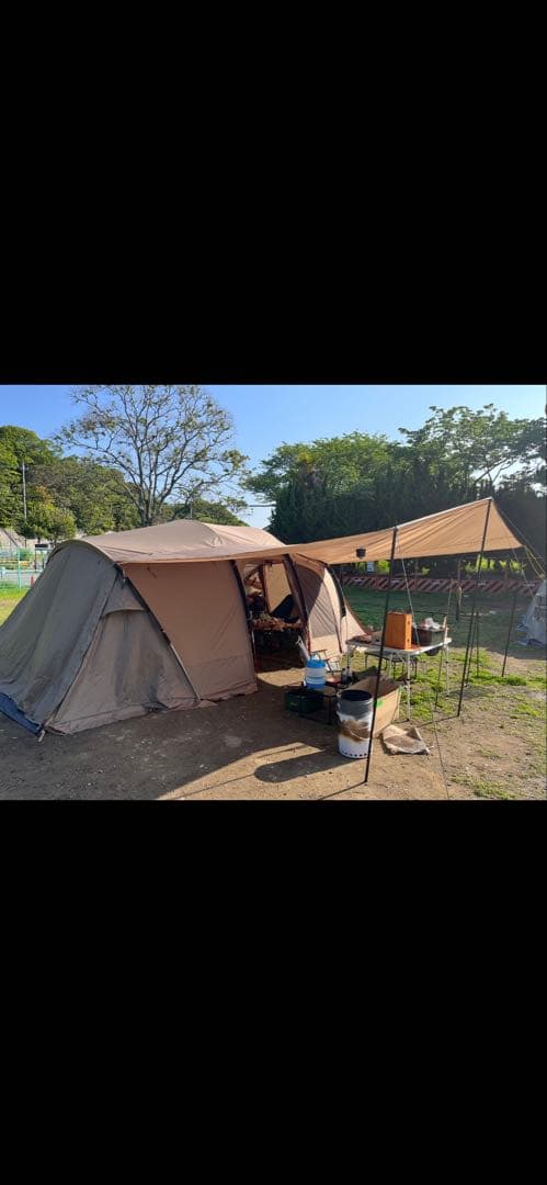 r*7様 ビジョンピークス　クアトロアーチ2ルームテント+rf