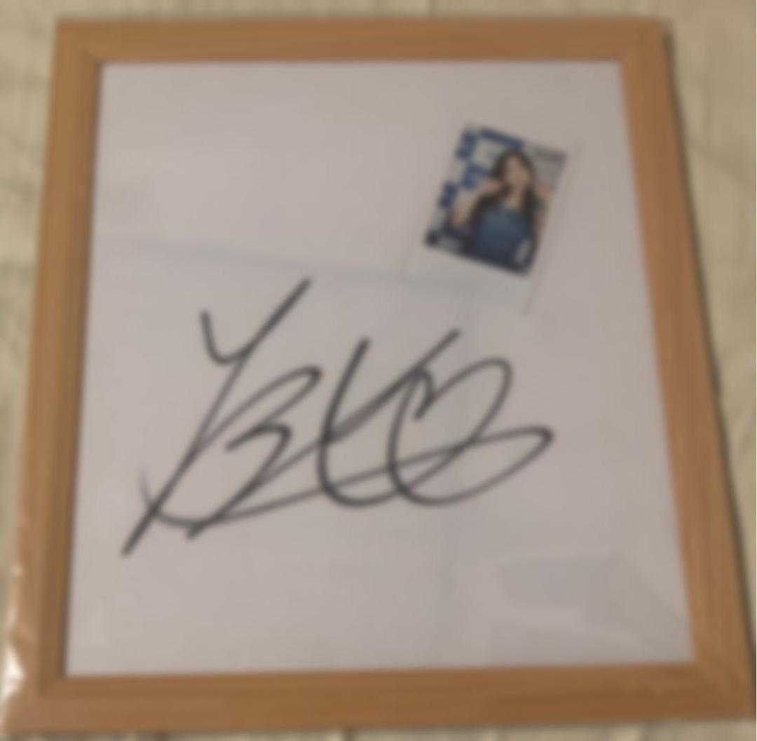 直筆サイン色紙　奥山かずさ　ルパパト　グラビア　週プレ　トレカ