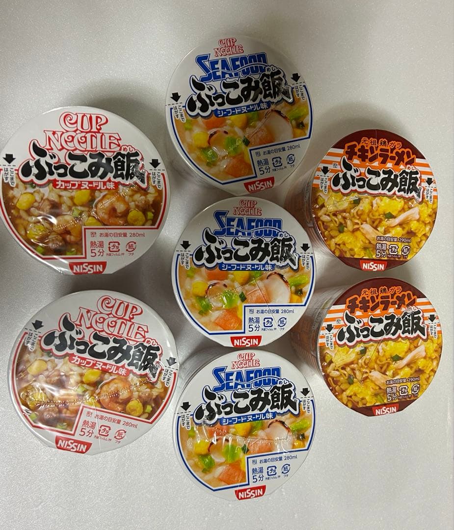 日清BIGカップヌードル・カレーメシ・ぶっ込み飯セット
