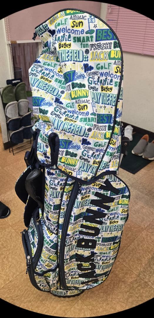 ジャックバニー　野村タケオイラストスタンド式ゴルフバッグ