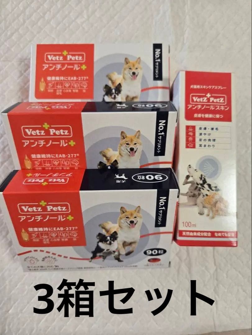 アンチノール 90粒　3箱