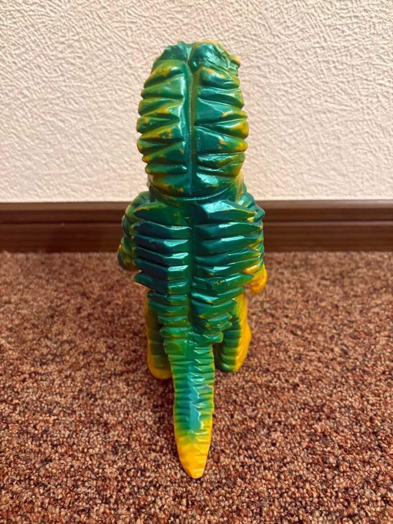 ブルマァク キーラ ソフビ 当時物 マルサン ツノ欠け