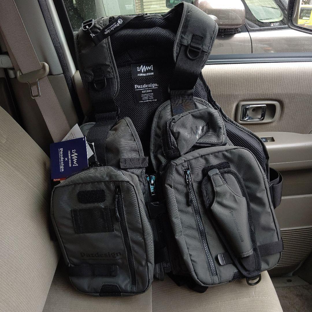 釣りビジョン×Pazdesign FV-F402A フィッシングベスト