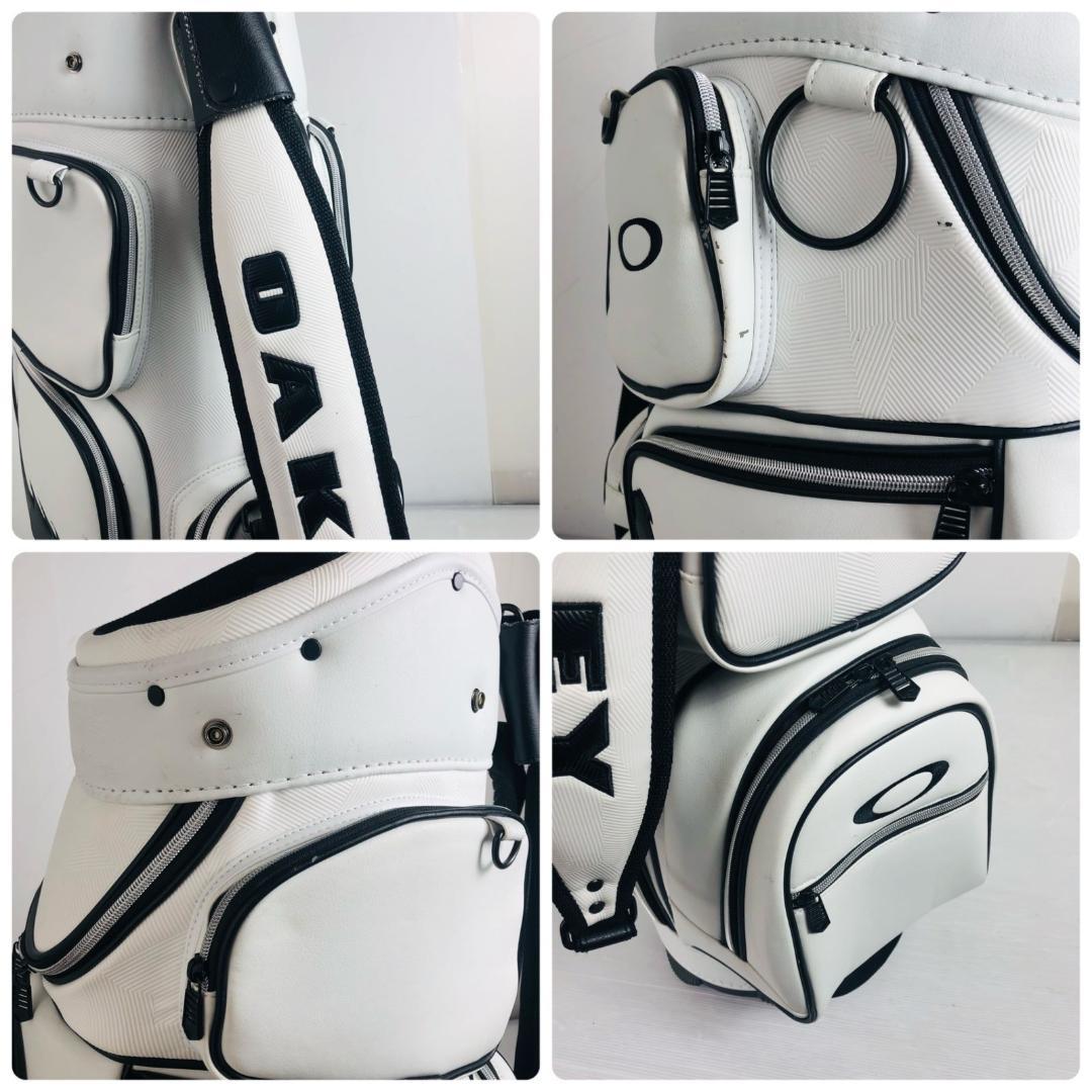 OAKLEY オークリー SKULL ホワイト キャディバッグ ゴルフバッグ