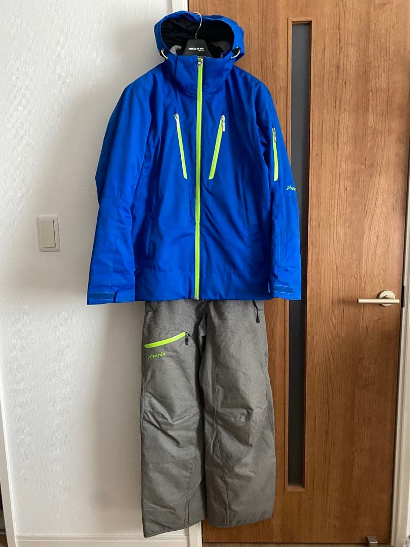 phenix スキーウェア 青 グレー