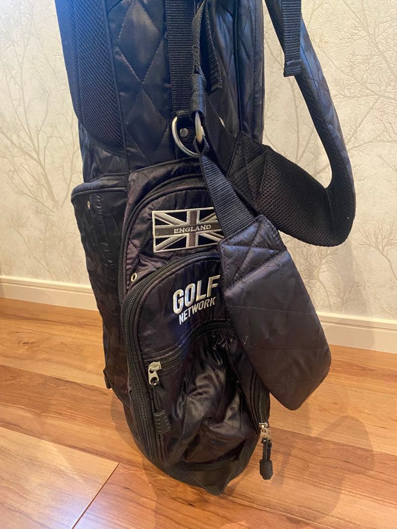 Admiral ✖️ GOLF NETWORK　キャディバッグ 黒