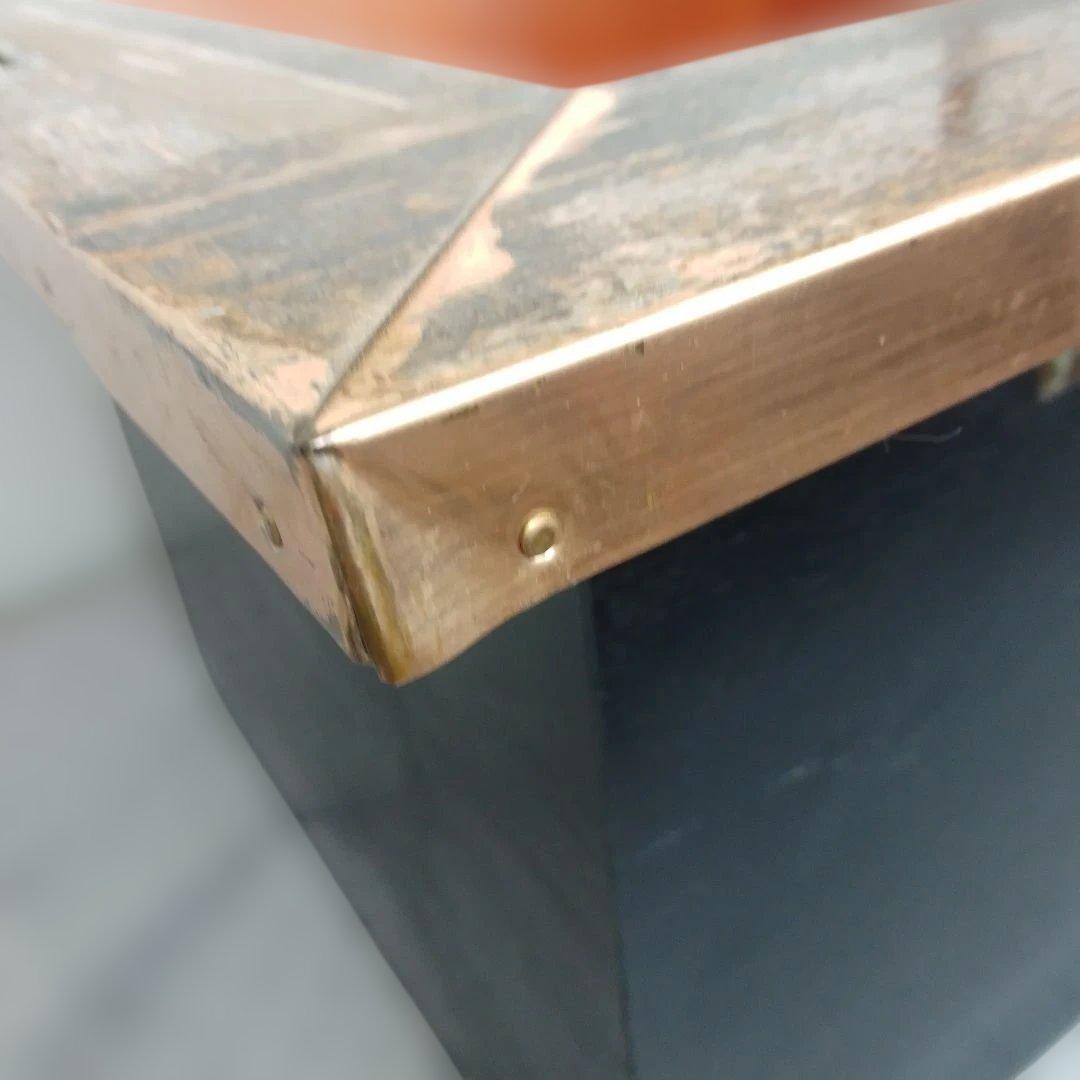 茶室セット 炉緑 A-1 ユアサ建材 風炉 銅　鉄鍋付き