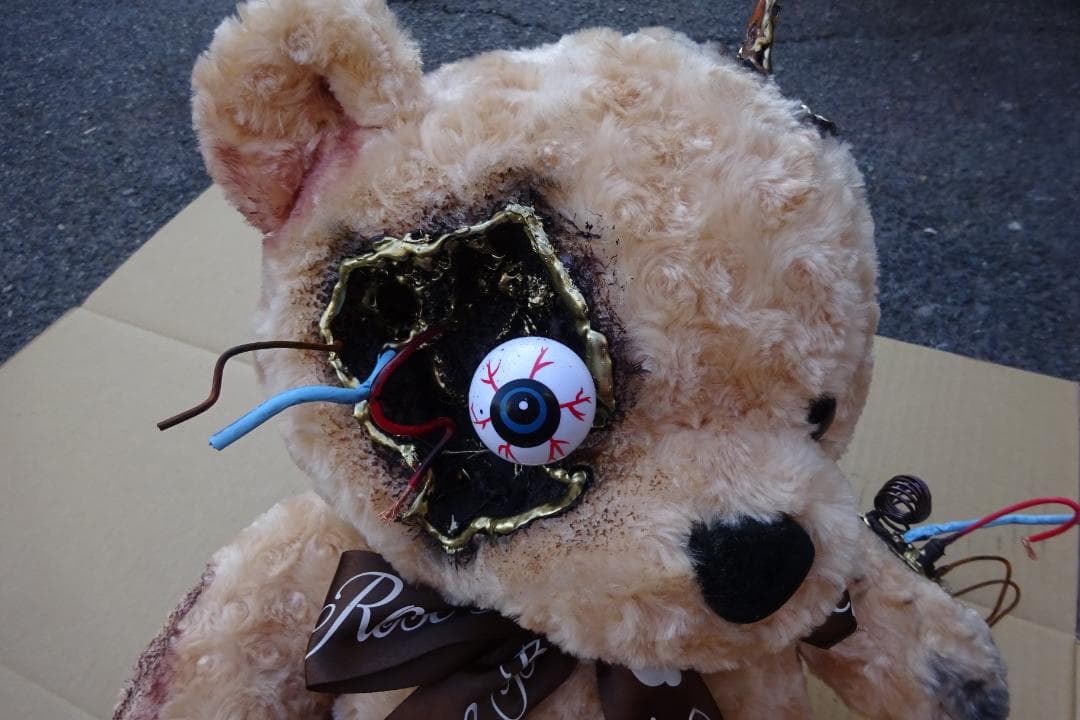 ユニークデザインのぬいぐるみ ポンコツベア 特別仕様 1点ものカスタム