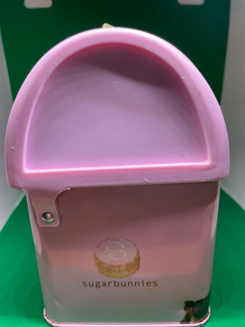 激レア 平成レトロ サンリオ シュガーバニーズ 持ち手付き　缶ケース