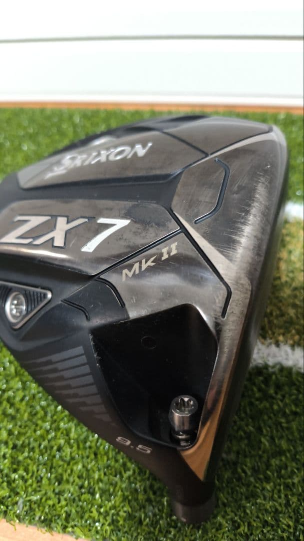 ZX7 Mk II ドライバー　9.5　スリクソン　別売ウェイト付き　ヘッドのみ