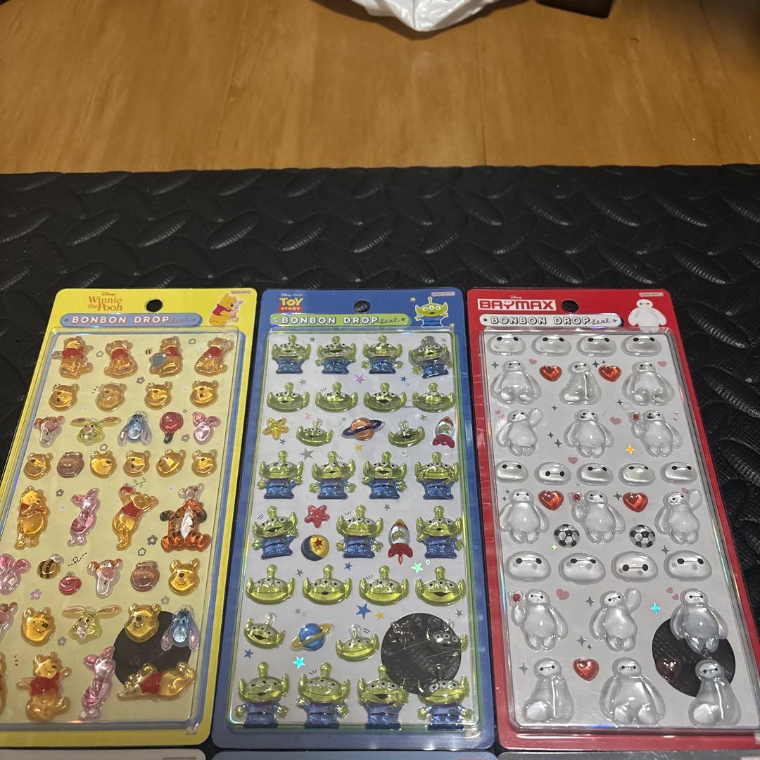 【正規品】ディズニーボンボンシール6枚セット